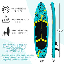 Load image into Gallery viewer, Inflatable All Round Stand Up Paddle Boards with Premium SUP Board Accessories